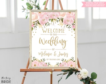 Wedding welcome sign | Etsy