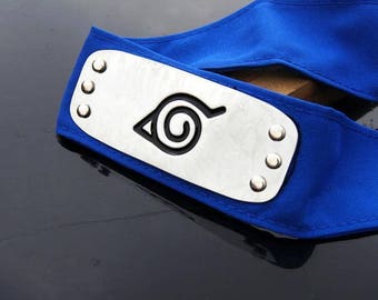 Naruto cosplay headband - yondaime cosplay headband - konoha village headband - Ninja headband