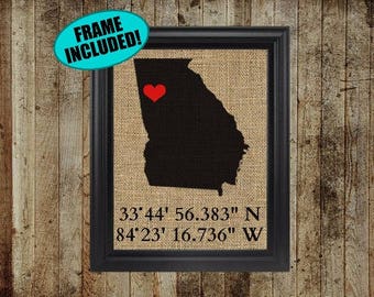 State heart | Etsy