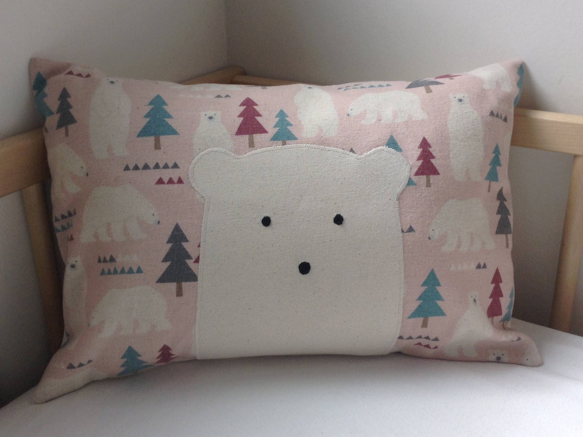 polar bear pillow case