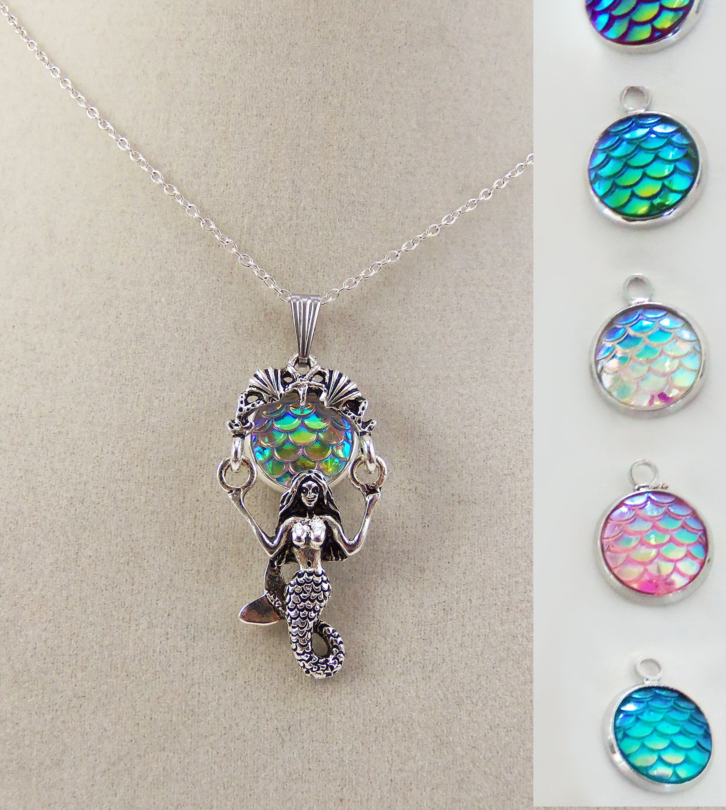 Mermaid necklace mermaid jewelry mermaid party mermaid