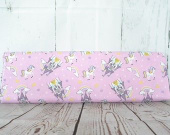 Unicorn fabric, fairytale fabric, princess fabric, childrens fabric, pink fabric, rainbow fabric, girls fabric, fairyland Riley Blake Style