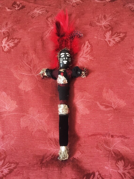 Papa John Voodoo Doll Authentic New Orleans Handmade Juju Vodou Gris Gris