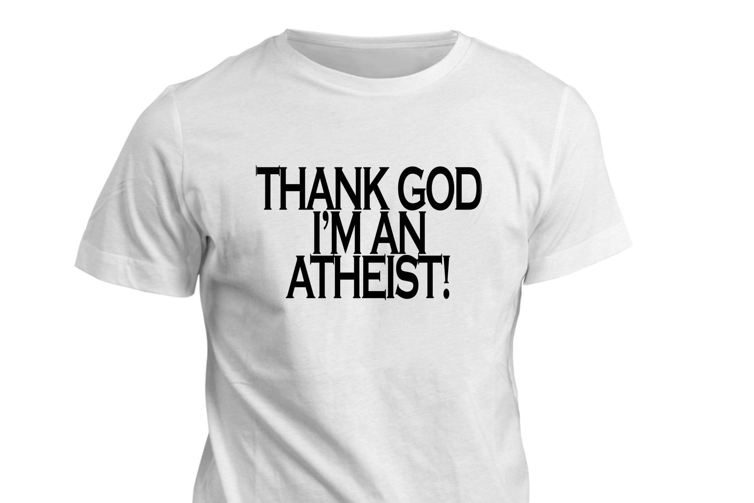 Atheist shirts atheism religious shirts christian t shirt