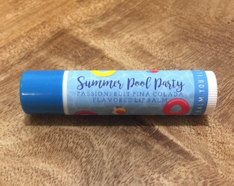 PASSIONFRUIT PINA COLADA Lip Balm - All Natural - Homemade