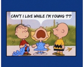 Phish Onesie Chalkdust Torture - Can't I live while I'm young Peanuts Charlie Brown