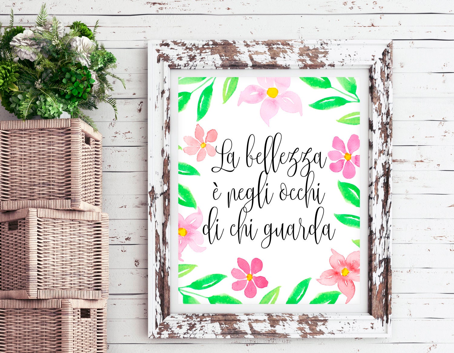 Beauty quote print printable beauty art wall art quotes for