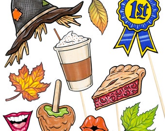 autumn photo booth props perfect to celebrate the seasons