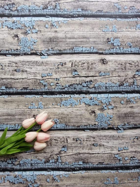 Blue Wood Photography Background Paper / Photography backdrop