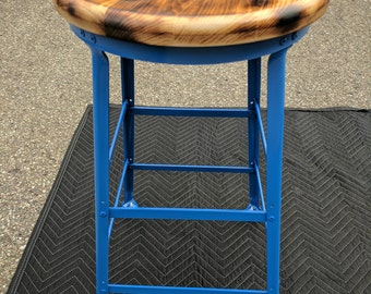 Industrial shop stool