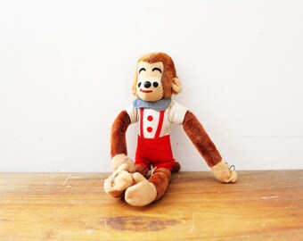 stuffed monkey toys from the 60s