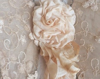 Victorian Romantic Country Silk Rose Angel Wings Wall Decor