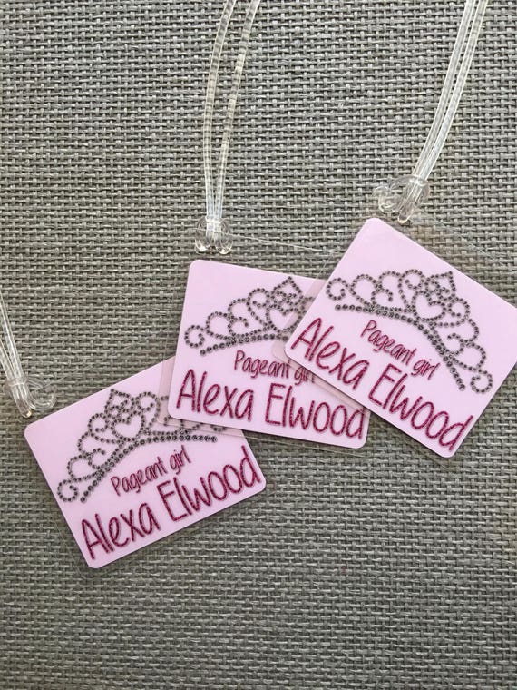 Pageant Dress Bag Tag Toddler Pageant Dress Bag Tag Pageant