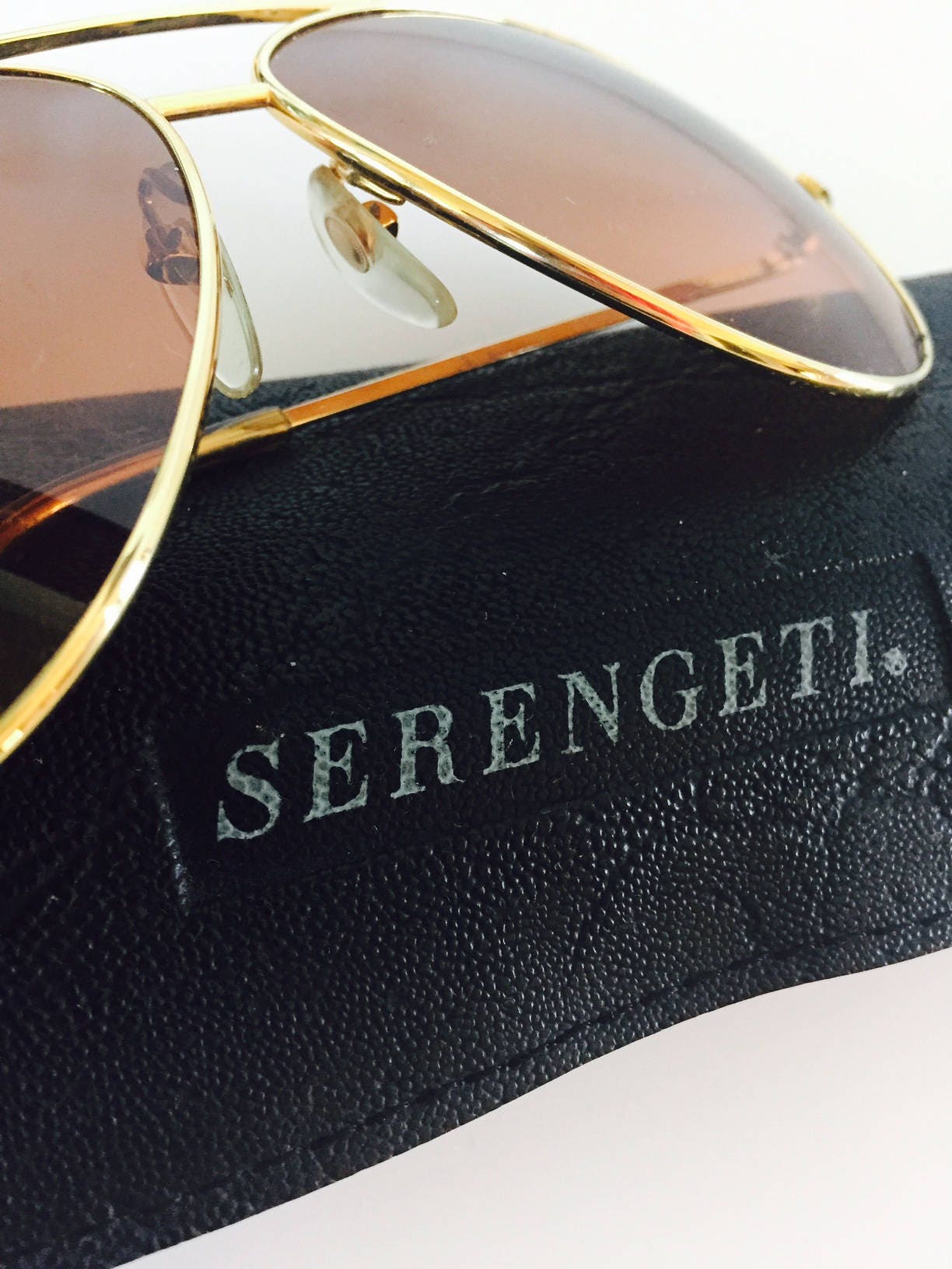Serengeti Sunglasses Drivers Glasses Gold Frame 5225K Corning