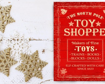 North Pole Toy Shop Printable North Pole Toy Shop Printable