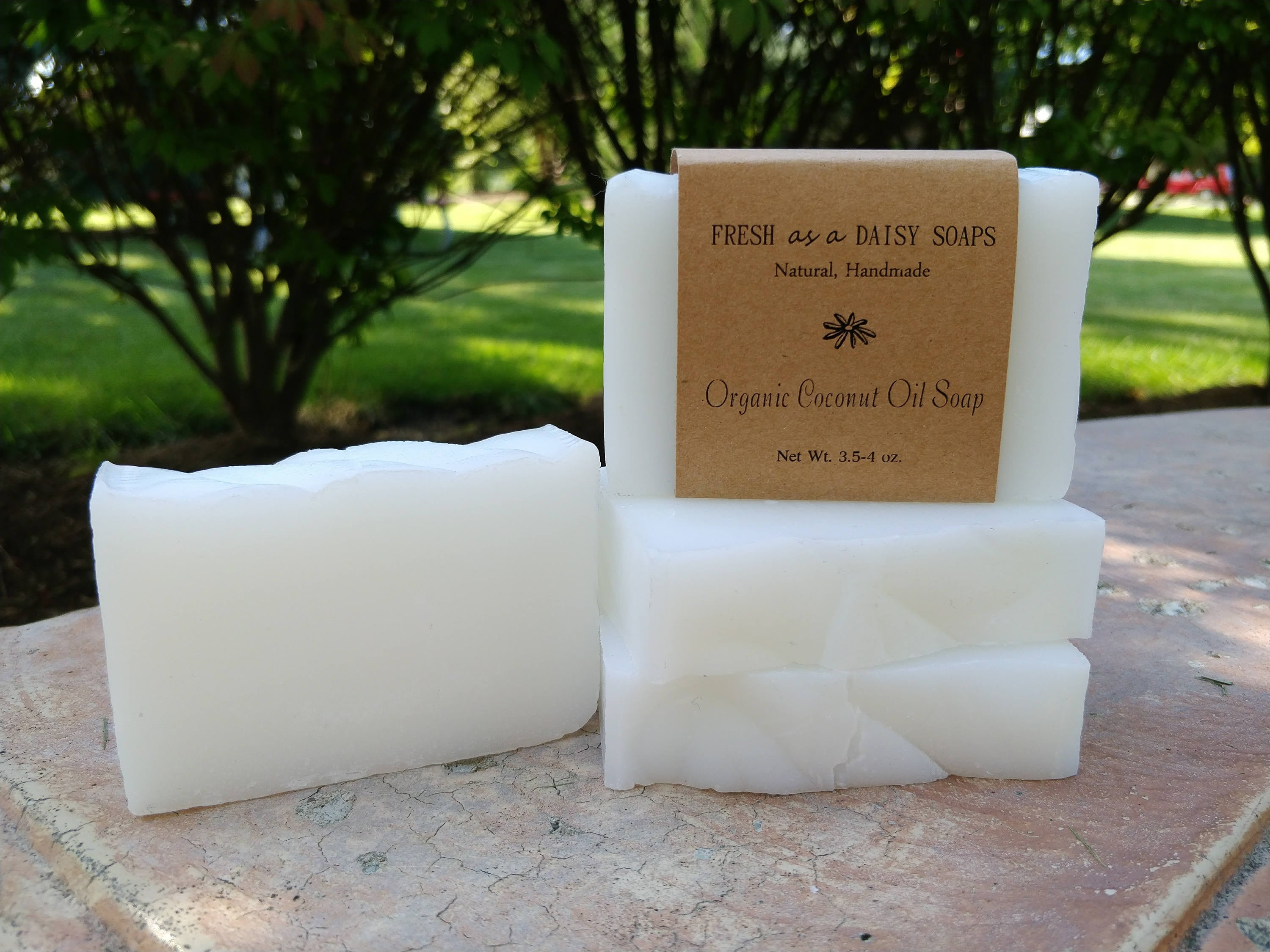 100 Organic ExtraVirgin Coconut Oil Handmade Soap Cold