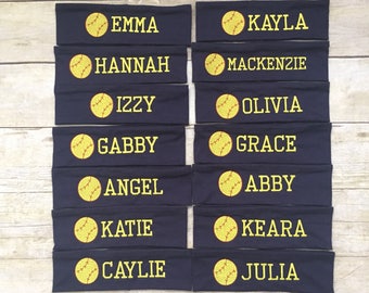 TEAM PRICE Softball Headband, Baseball Headband, Softball Gifts, Softball Team Headbands, Baseball Team Headbands, Sports Team Headbands