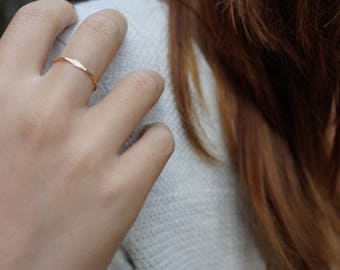 Dainty Ring . Delicate Gold Ring . Sterling silver Band . Stacking ring . Minimalist Jewellery . Australian shop