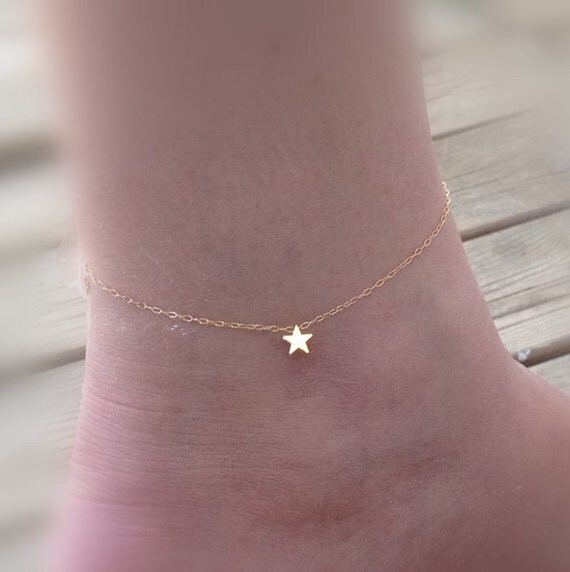 Gold ankletstar anklet gold filled ankletankle
