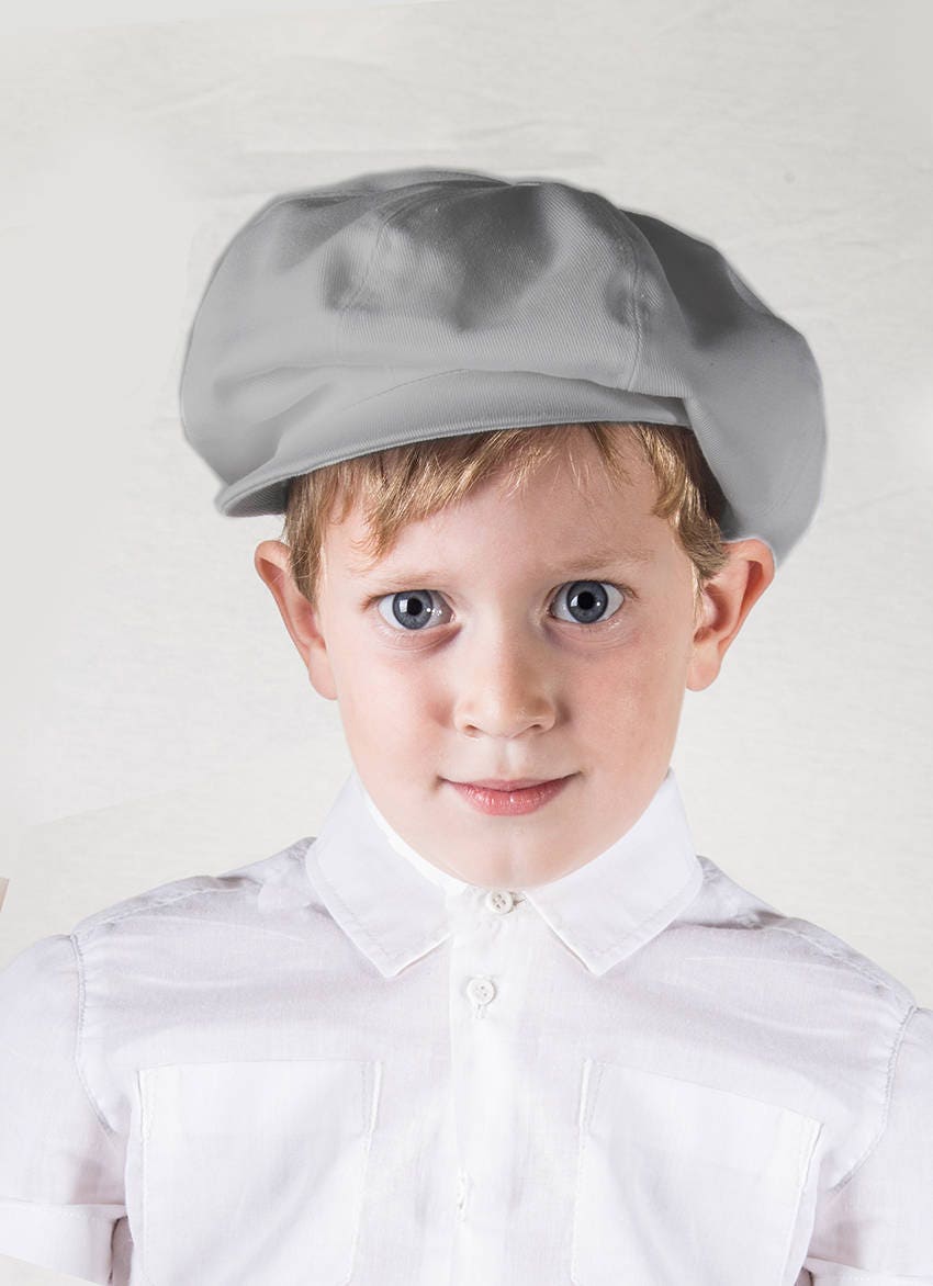 Grey newsboy hat Toddler boy hat Baby newsboy cap Infant hat