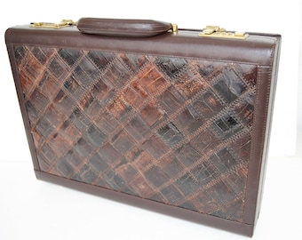 Vintage leather briefcase