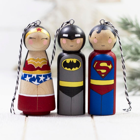 super hero christmas ornaments