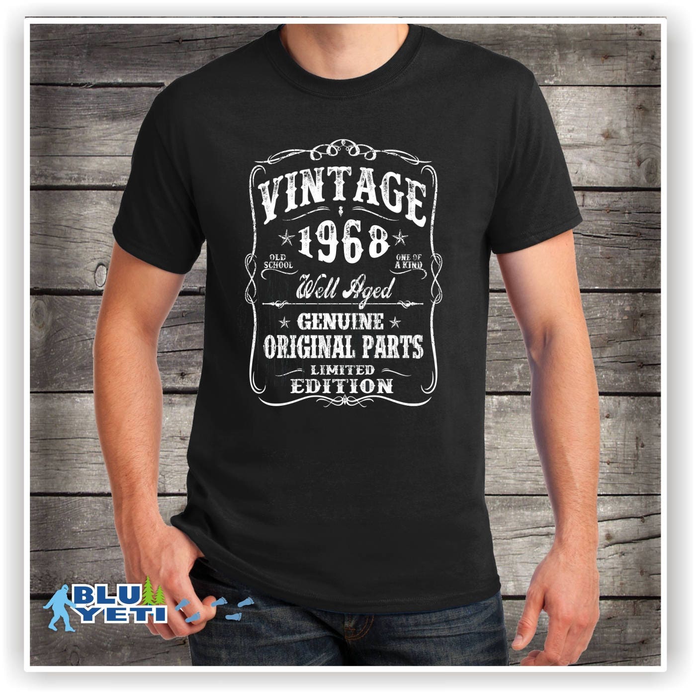 50th birthday shirt Turning 50 50 Years Old VINTAGE 1968