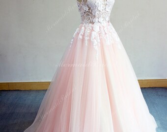 Light Pink Wedding Dresses