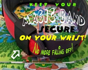Disney MagicBand "Security Sleeves"! Keep your band secure on your wrist Sizes Large & Small. Disney MagicBand NOT Included! FREE Shipping!