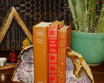 Polished Amethyst Book Ends - Amazing Amethyst Bookend Rock Formation - (GC1-221)