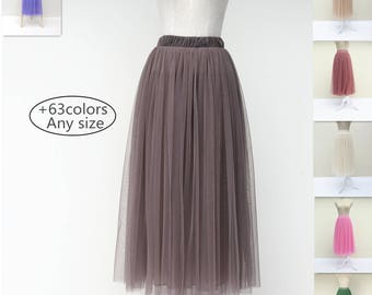 Summer women tulle skirt dress, adult tulle skirt women's tutu