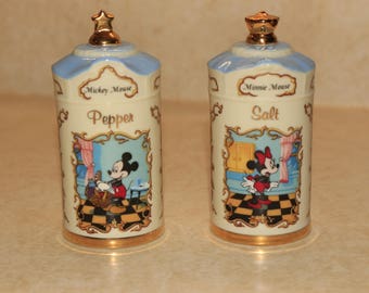 lenox mickey and minnie salt & pepper set