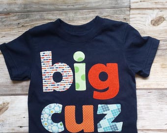 Big Cousin Shirt-Big Cuz Shirt-Sibling Shirts-Big Little Shirts-Big Cousin T-Shirt-Birth Announcement-Big Cousin Tee-Cousin Shirt-Pregnancy
