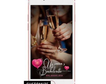 Party Balloon Bachelorette Geofilter/ Bachelorette Snapchat Filter/ Bachelorette Party Geofilter/ Snapchat Filter Bachelorette Party Balloon