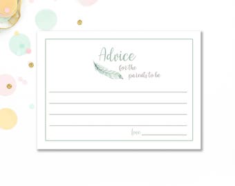 New mom advice card | Etsy
