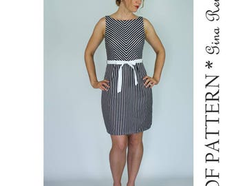 Womens Dress Pattern - Dress Sewing Pattern - Dress PDF pattern - Dress Pattern Women