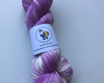 hand dyed sock yarn