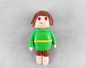 Undertale Chara figure / Undertale figurine / Undertale genocide route / clay figure / polymer clay figurine / polymer clay figure