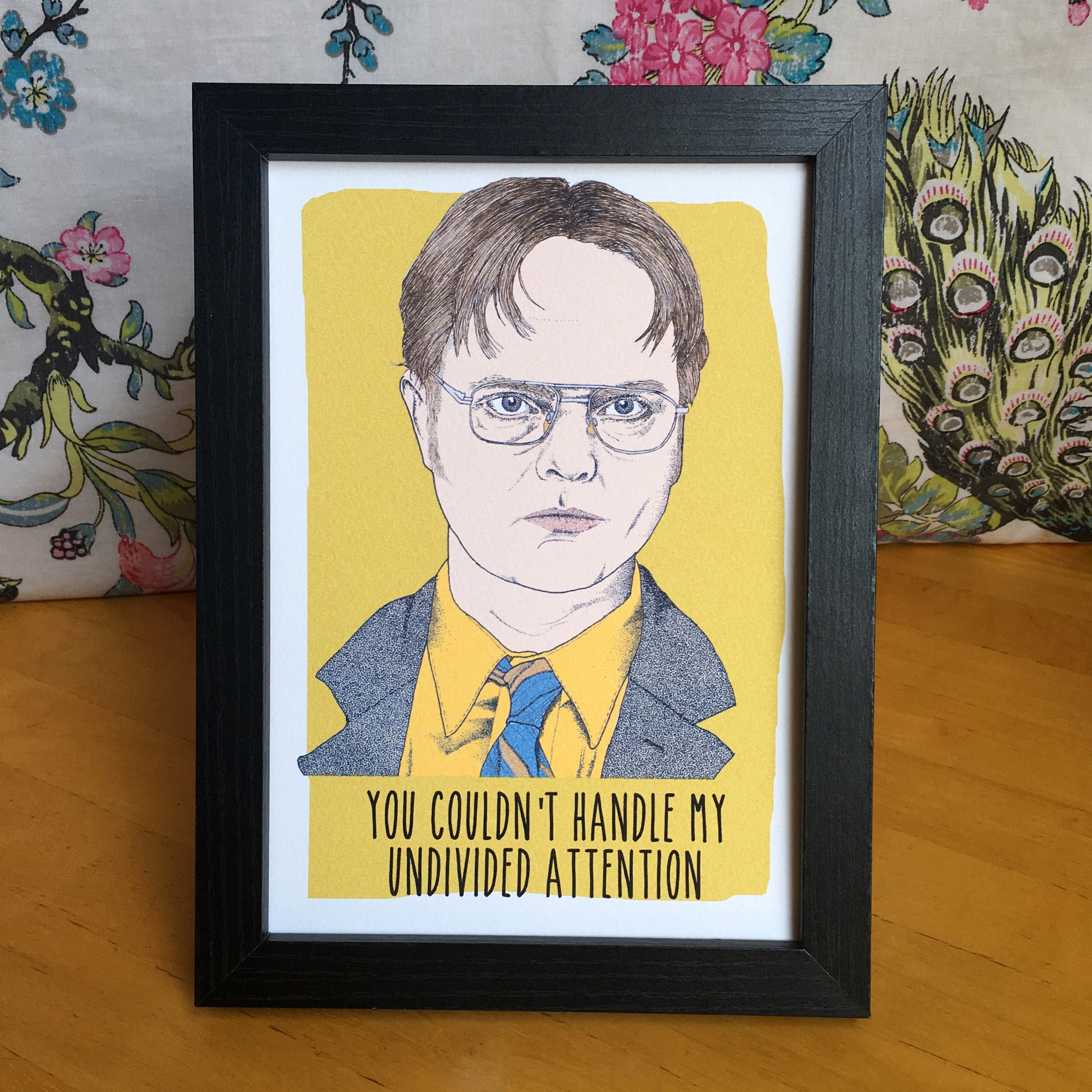 Dwight Schrute The Office Illustration Art Print 