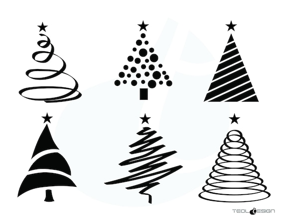 Download EPS SVG PNG Christmas Tree Xmas tree cut file Trees Christmas