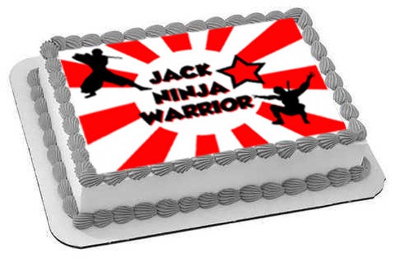 Ninja edible cake toppers ninja edible cake image ninja