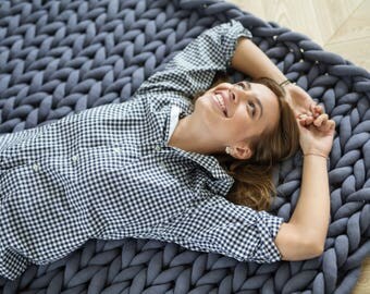 Extra Large Ohhio Braid Blanket 60" x 80"