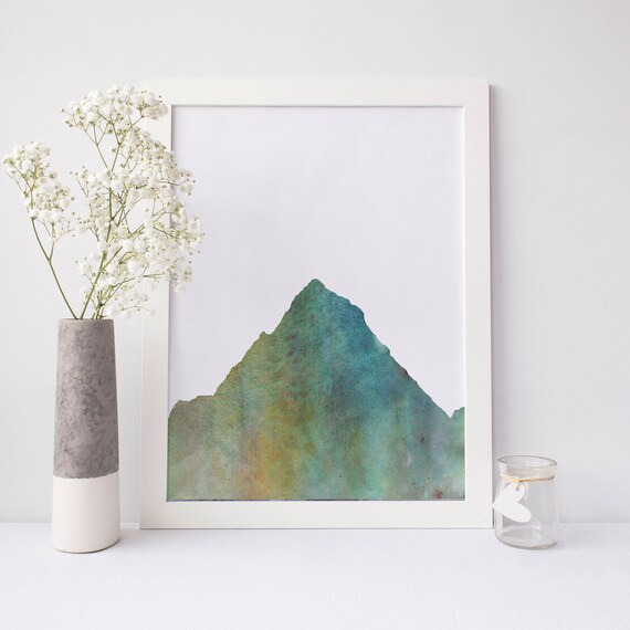 Mountain Print Nature Decor Wall Art Mountain Picture Wall