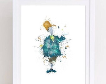 70%OFF Hotel Transylvania Jonathan Poster Watercolor Hotel Transylvania Print Nursery Print Kids Decor Transylvania Collection Room Decor Ki