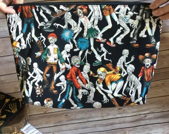 Zombie Bag Zombie Project Bag Halloween Storage Bag Teenage Zombie Costume Horror Fan Undead Teen Zombie Gift Big Funny Bag Zombie Gift