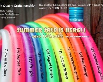 Polypro - Polypro Hoop sizes 20"-40" Collapsible PolyPro Hula Hoop- UV Colors and Glow in the Dark! Poly pro Authentic Neons