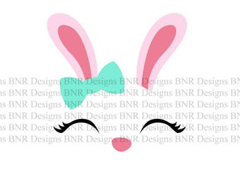 Bunny SVG, Rabbit SVG, DXF file, Cricut File, Cameo File, Silhouette File