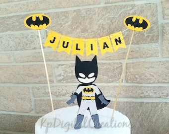 Batman cake topper, Superhero birthday party, Superhero cake topper, Avengers birthday, batman birthday, batman party, Batman baby shower