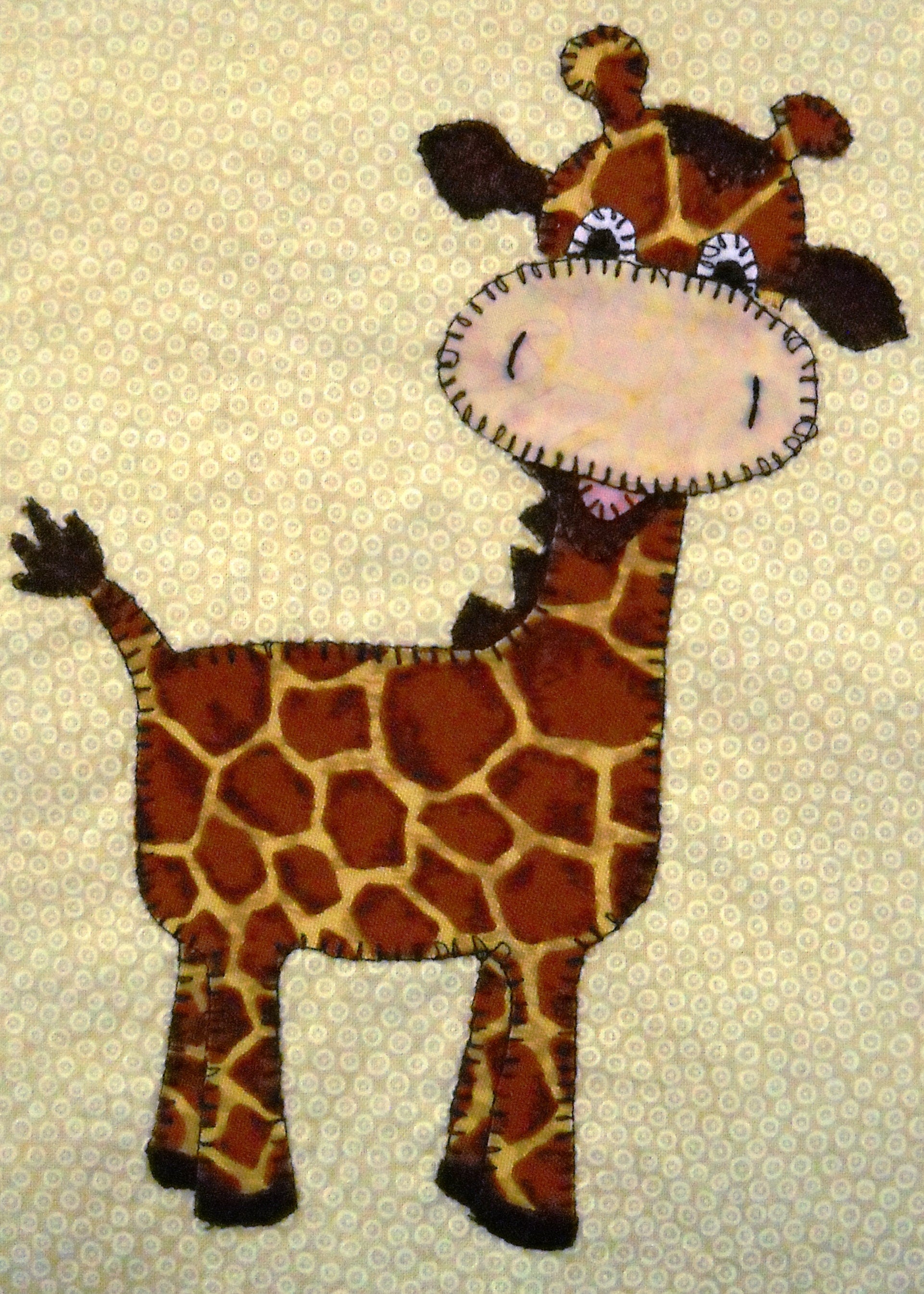 Giraffe PDF applique pattern baby quilt pattern kid's