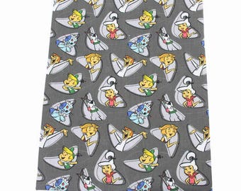 Tissu Coton imprimé thème " Les Jetsons "
